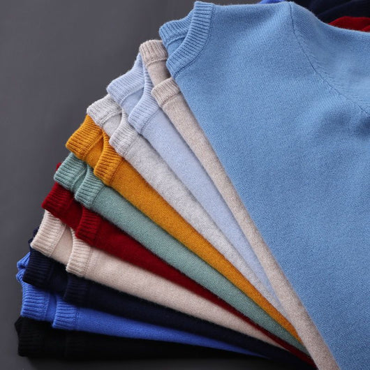 Suéter Holgado para Hombre Cuello Redondo Tejido Base Oversized - Image 9