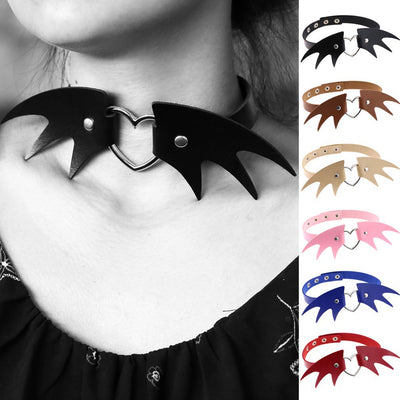 Collar Gótico Punk de Cuero PU - Estilo Devil Clavícula - Image 15