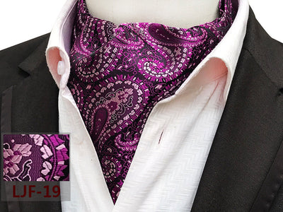 Bufanda Jacquard de Poliéster Estilo Británico para Hombre - Image 44