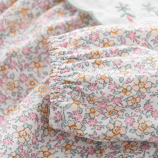 Blusa Infantil Floral Manga Larga para Niña - Image 4