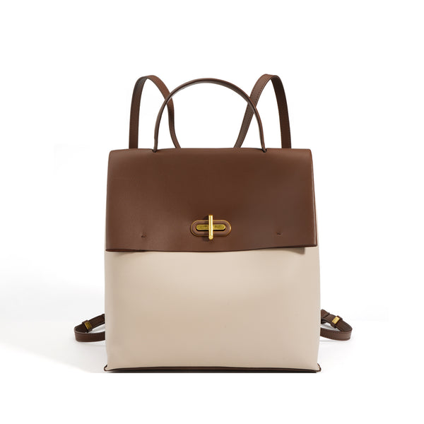 Mochila de Cuero Genuino Estilo Coreano para Mujer - Diseño Casual Versátil - Image 8