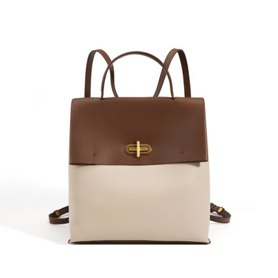 Mochila de Cuero Genuino Estilo Coreano para Mujer - Diseño Casual Versátil - Image 8