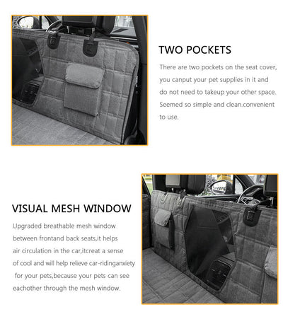 Protector Universal para Asiento Trasero de Vehículo Resistente al Agua y Suciedad para Mascotas - Image 17