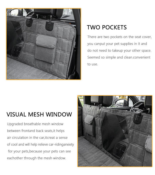 Protector Universal para Asiento Trasero de Vehículo Resistente al Agua y Suciedad para Mascotas - Image 17