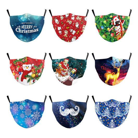 Mascarilla de Protección Cielo Estrellado Navideño - Image 17