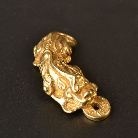 Llavero de Bronce Valiente - Colgante para Llaves de Auto Masculino - Image 2