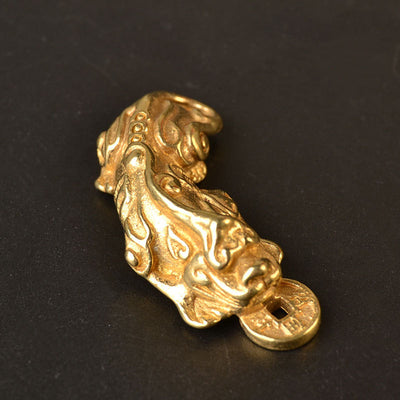 Llavero de Bronce Valiente - Colgante para Llaves de Auto Masculino - Image 2