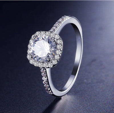 Anillo de Plata para Bodas y Compromisos con Circonia Cúbica Luxury - Image 3