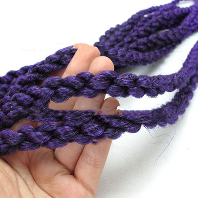 Trenzas Senegalesas Sintéticas con Gancho - Cabello Crochet Twist Negro y Marrón para Mujeres - Image 5