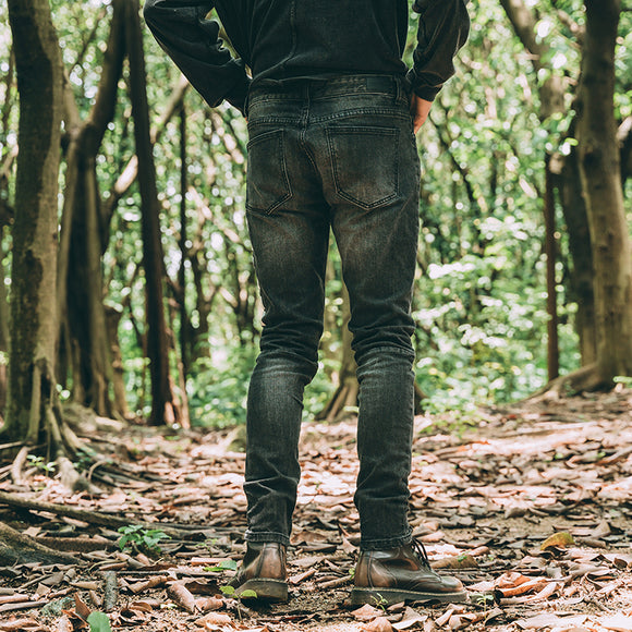 Jeans Unisex con Cierre de Cremallera en Puños