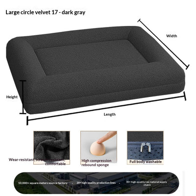 Cama Sofá para Perros Extragruesa Desmontable y Lavable, Todo Clima - Image 11