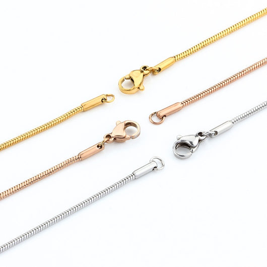Cadena de Serpiente en Acero Inoxidable para Hombre - Diseño Elegante - Image 5
