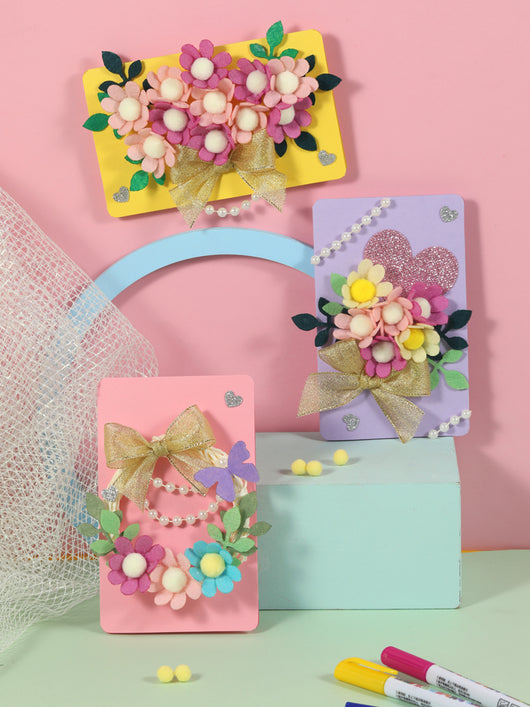 Kit de Tarjetas de Cumpleaños Personalizadas DIY con Material No Tejido - Image 9