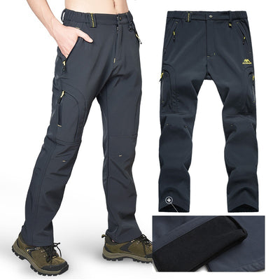 Pantalones de Senderismo Impermeables y Cálidos de Corte Holgado - Image 14