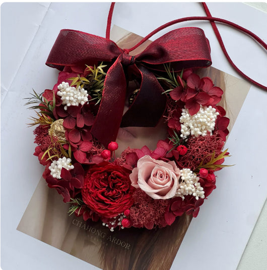 Colgante de Rosa Austin para Auto - Regalo de Boda Perfecto - Image 9