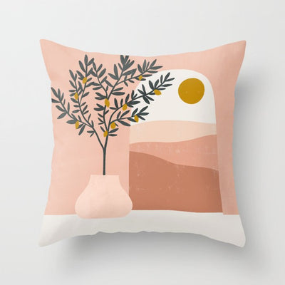 Funda de Almohada con Pintura Abstracta Artística - Image 2