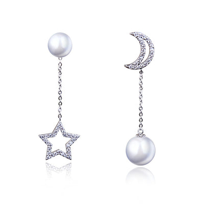 Aretes Largos de Estrella y Luna - Image 11