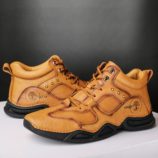 Botas Altas de Abrigo para Hombre con Suela Antideslizante - Image 8