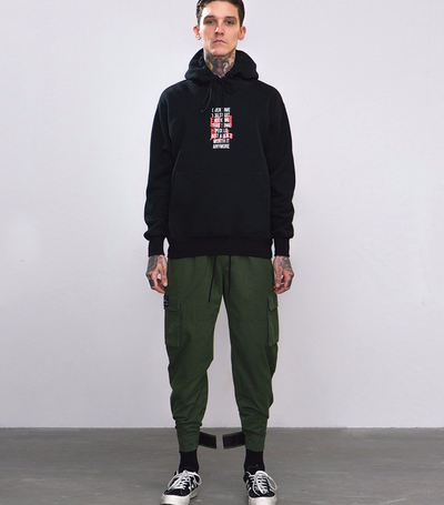 Pantalones Harén Cargo Hip Hop con Múltiples Bolsillos - Estilo Urbano Relajado - Image 5