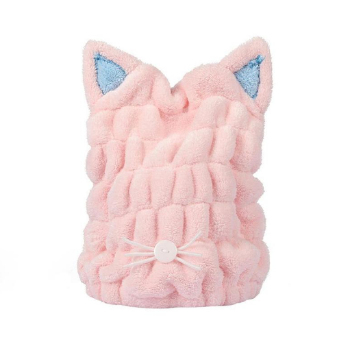 Toalla de Secado con Orejas de Gato - Absorción Rápida y Diseño Adorable - Image 5