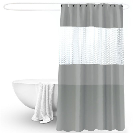 Cortina de Baño Translúcida Impermeable Antimoho para Ducha