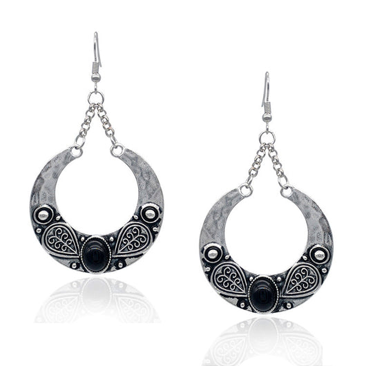 Aretes Colgantes de Turquesa Incrustada Personalizados - Image 4