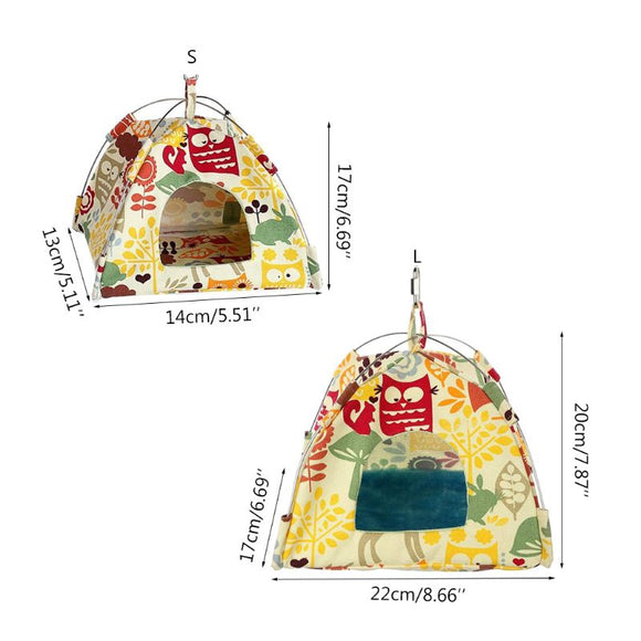 Tienda Colgante para Pájaros - Hamaca Nido Universal para Mascotas Pequeñas