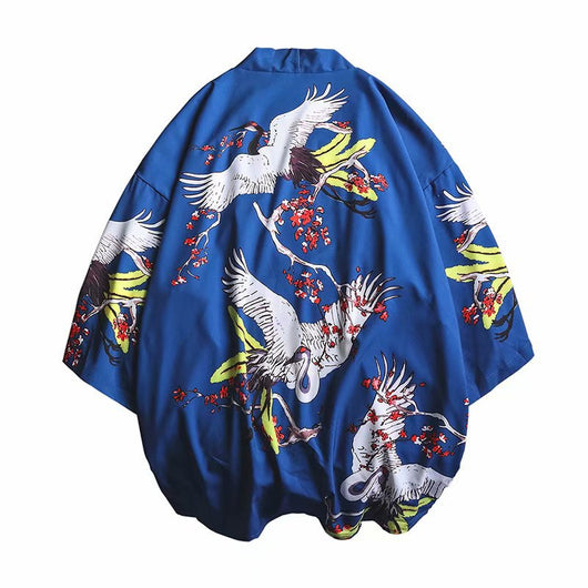 Kimono Hombre Estampado Grúa - Image 3