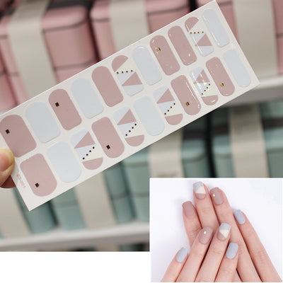 Stickers de Uñas Navideños Impermeables con Letras de Colores - Image 16