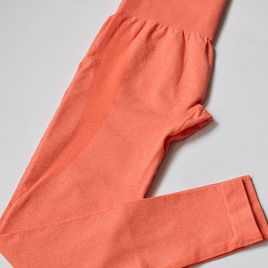 Pantalones de yoga cintura alta con soporte elástico para fitness - Image 12