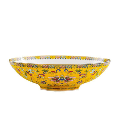 Plato de Cerámica Bambú 8 Pulgadas con Esmalte Tradicional Chino - Image 5