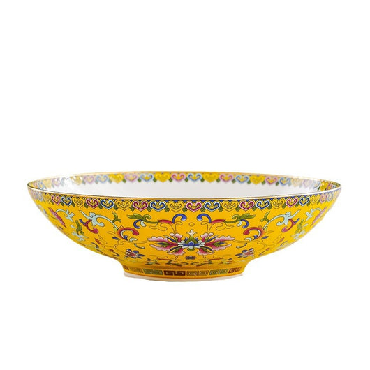 Plato de Cerámica Bambú 8 Pulgadas con Esmalte Tradicional Chino - Image 5