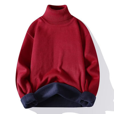 Suéter Cuello Alto Reversible para Hombre - Tejido Polar Premium - Image 14