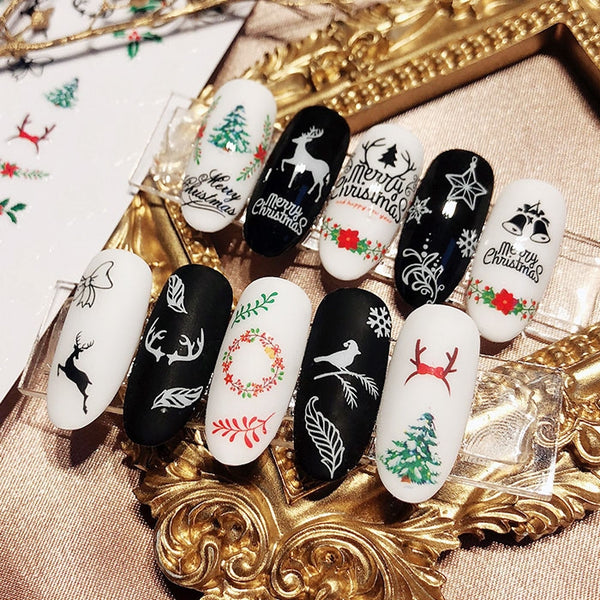 Stickers de Uñas Navideños
