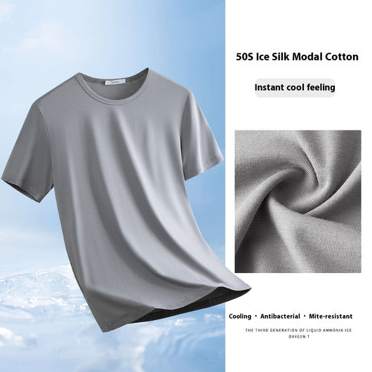 Playera Modal Ice Silk de Manga Corta para Hombre - Tecnología Refrescante - Image 12