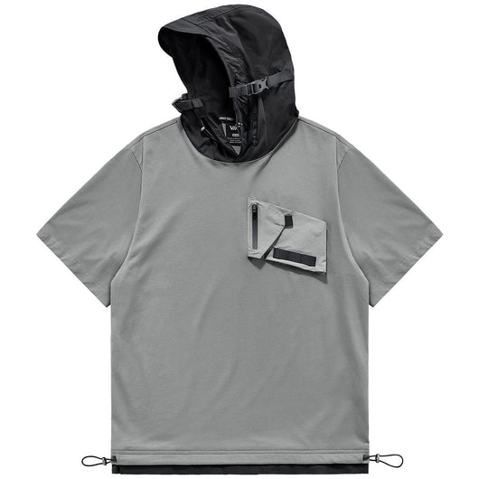 Sudadera Hombre Patchwork Dos Texturas - Image 4