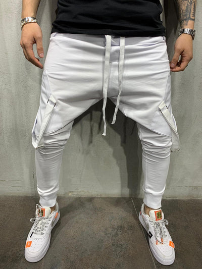 Pantalones de chándal para hombre con cordón ajustable - Image 2