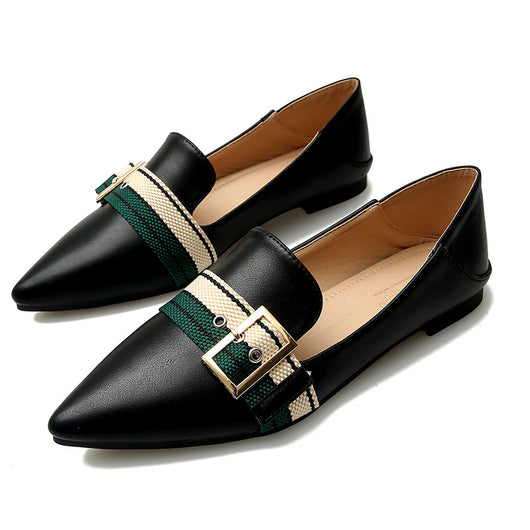 Zapato de Tacón Puntiagudo con Hebilla de Cinturón Elegante - Image 10