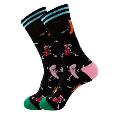 Calcetines Geométricos de Frutas para Mujer - Tendencia Urbana - Image 15