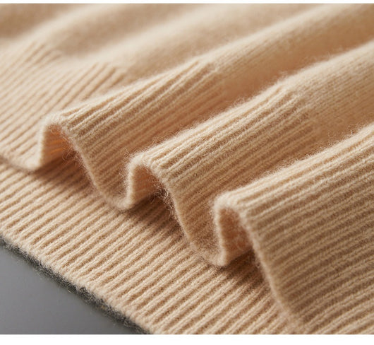 Suéter Hoodie de Cachemira Grueso Holgado para Hombre - Image 14