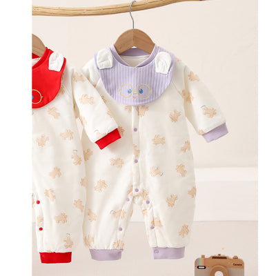 Mameluco Acolchado para Bebé Primavera Otoño - Tres Capas Térmicas - Image 11