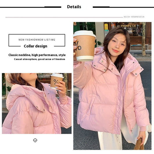 Abrigo Universitario Cálido y Acolchado para Mujer - Image 14