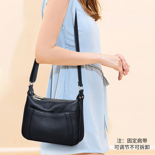 Bolso de Cuero Genuino de Gran Capacidad - Bolsa Madre Tipo Hombro - Image 2