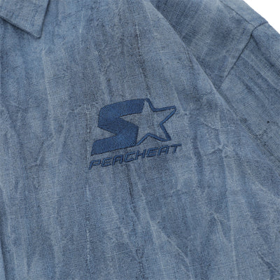 Camisa de Lino y Algodón con Bordado Artesanal para Hombre - Image 5