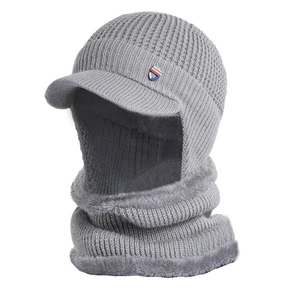 Gorro Tejido de Protección Térmica para Clima Frío y Cálido