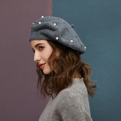 Boina de Perlas Otoño Invierno - Gorro Elegante Multiuso para Adultos - Image 11