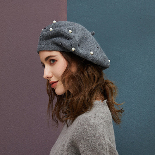 Boina de Perlas Otoño Invierno - Gorro Elegante Multiuso para Adultos - Image 11