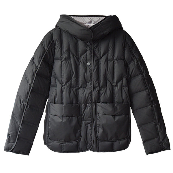 Chaqueta Acolchada Corta sin Costuras para Mujer - Calidez Invernal