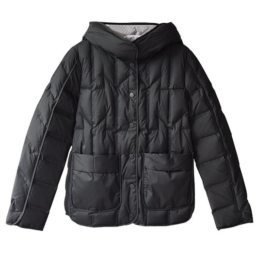 Chaqueta Acolchada Corta sin Costuras para Mujer - Calidez Invernal - Image 2