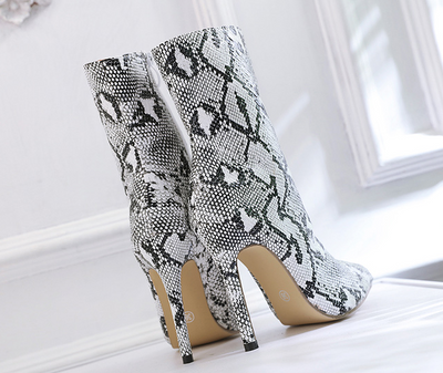 Botas Stiletto Serpiente Puntiagudas Sexy para Mujer - Image 6